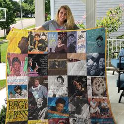 Ella Fitzgerald Albums Quilt Blanket For Fans Ver 25 and Home Decor