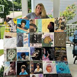 Ella Fitzgerald Quilt Blanket and Home Decor