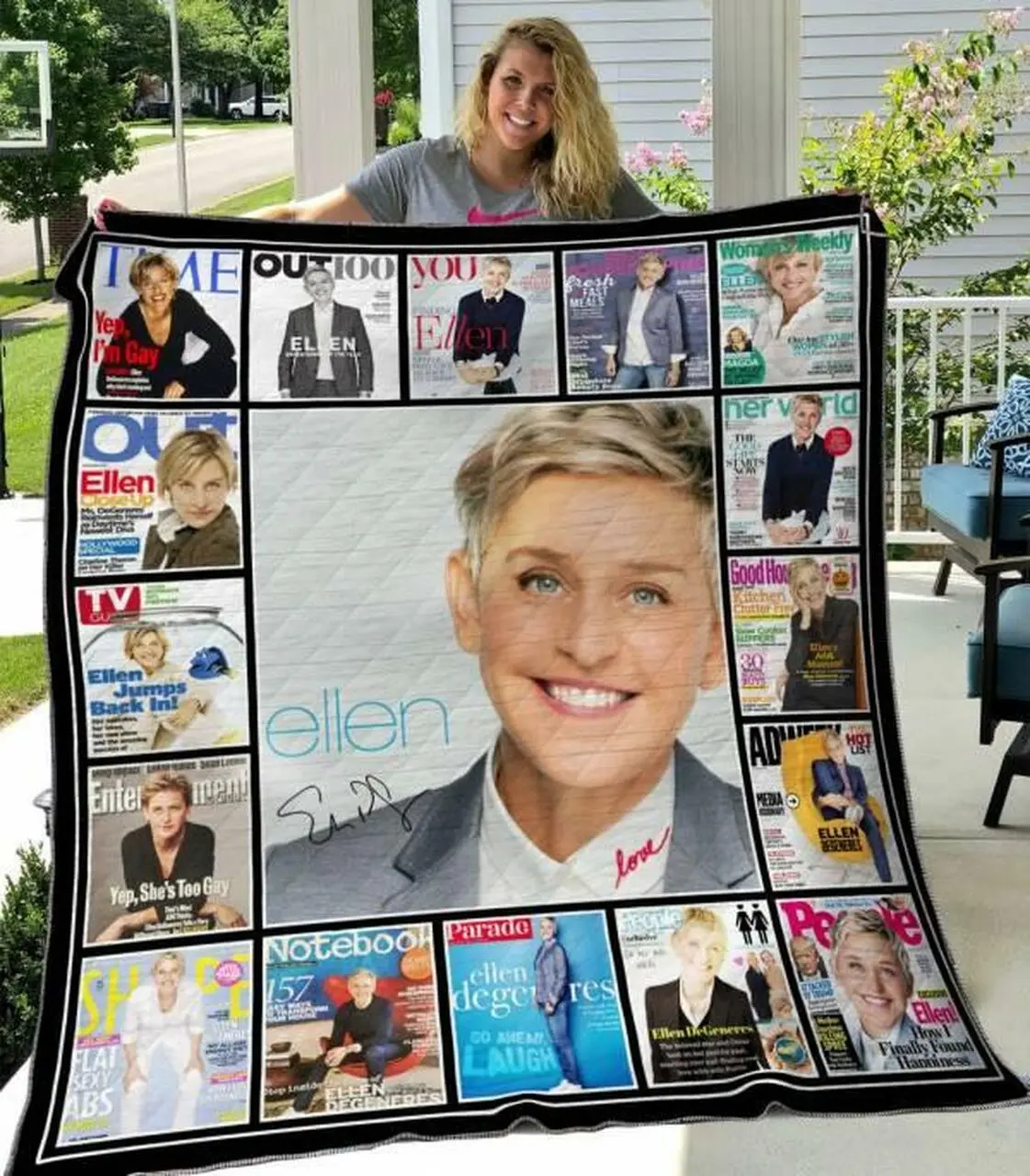 Ellen Degeneres Quilt Blanket Hvt060637 Quilt and Home Decor