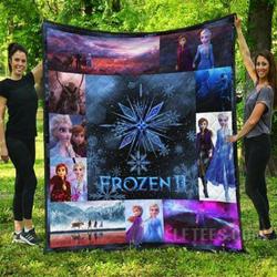Elsa Frozen 2 Quilt Blanket Disney Quilt Blanket Frz2N  Quilt and Home Decor