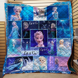 Elsa Let It Go Quilt Blanket Th10072019 and Home Decor