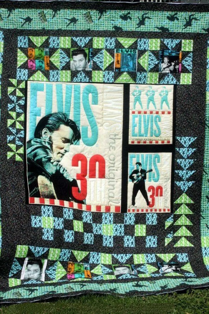Elvis 1 Quilt Blanket Bn14 Quilt and Home Decor