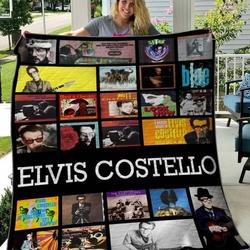 Elvis Costello Quilt Blanket M240512  Quilt and Home Decor