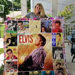 Elvis Presley Albums Cover Poster Quilt 2 and Home Decor