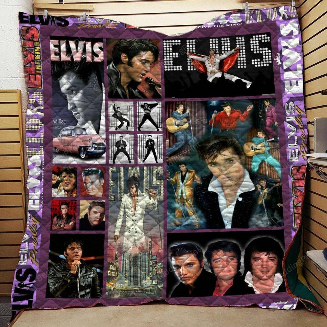 Elvis Presley Quilt Blanket and Home Decor