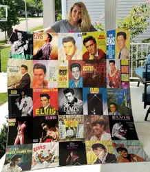 Elvis Presley Quilt Blanket M100608  Quilt and Home Decor