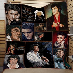 Elvis Presley Quilt Blanket Th370 and Home Decor