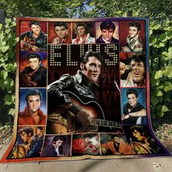 Elvis Presley V1 Quilt Blanket and Home Decor