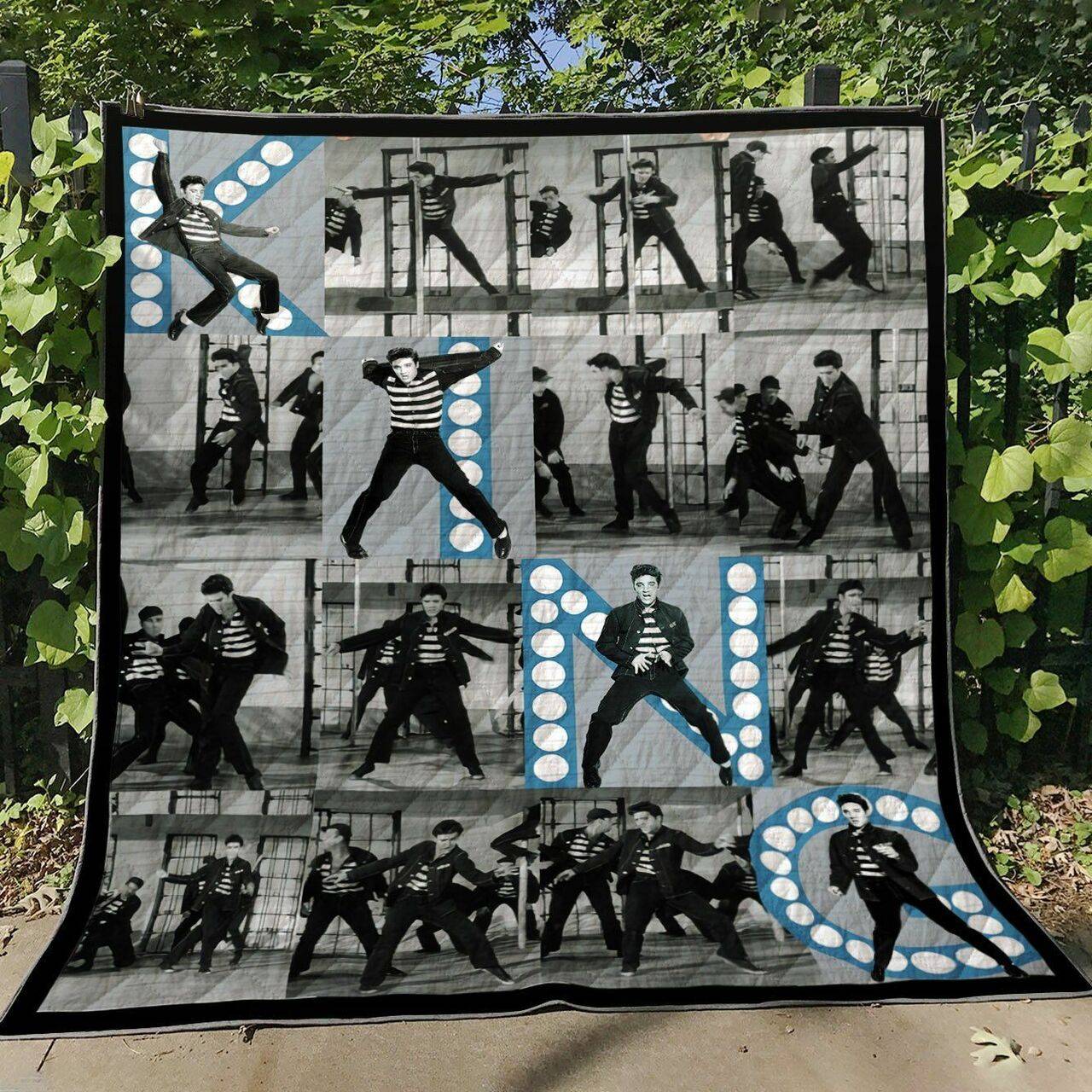 Elvis Presley V4 Quilt Blanket and Home Decor