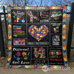 Embrace Our Differences Quilt Blanket Tm99  Quilt and Home Decor