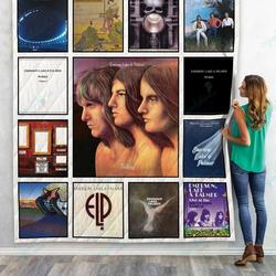Emerson Lake Palmer Quilt Blanket For Fans 01 and Home Decor