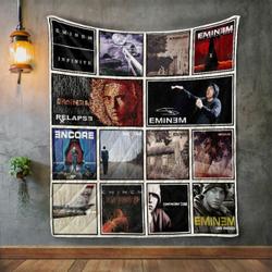Eminem Album Covers Quilt Blanket and Home Decor