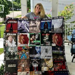 Eminem Albums Cover Poster Quilt Blanket Ver 2 and Home Decor