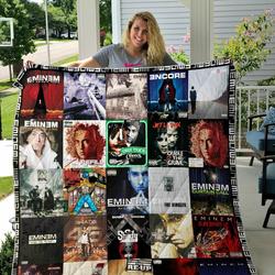 Eminem Albums Cover Poster Quilt Blanket Ver 4 and Home Decor
