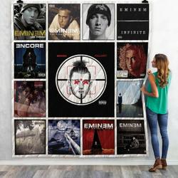 Eminem Albums Quilt Blanket 2 and Home Decor