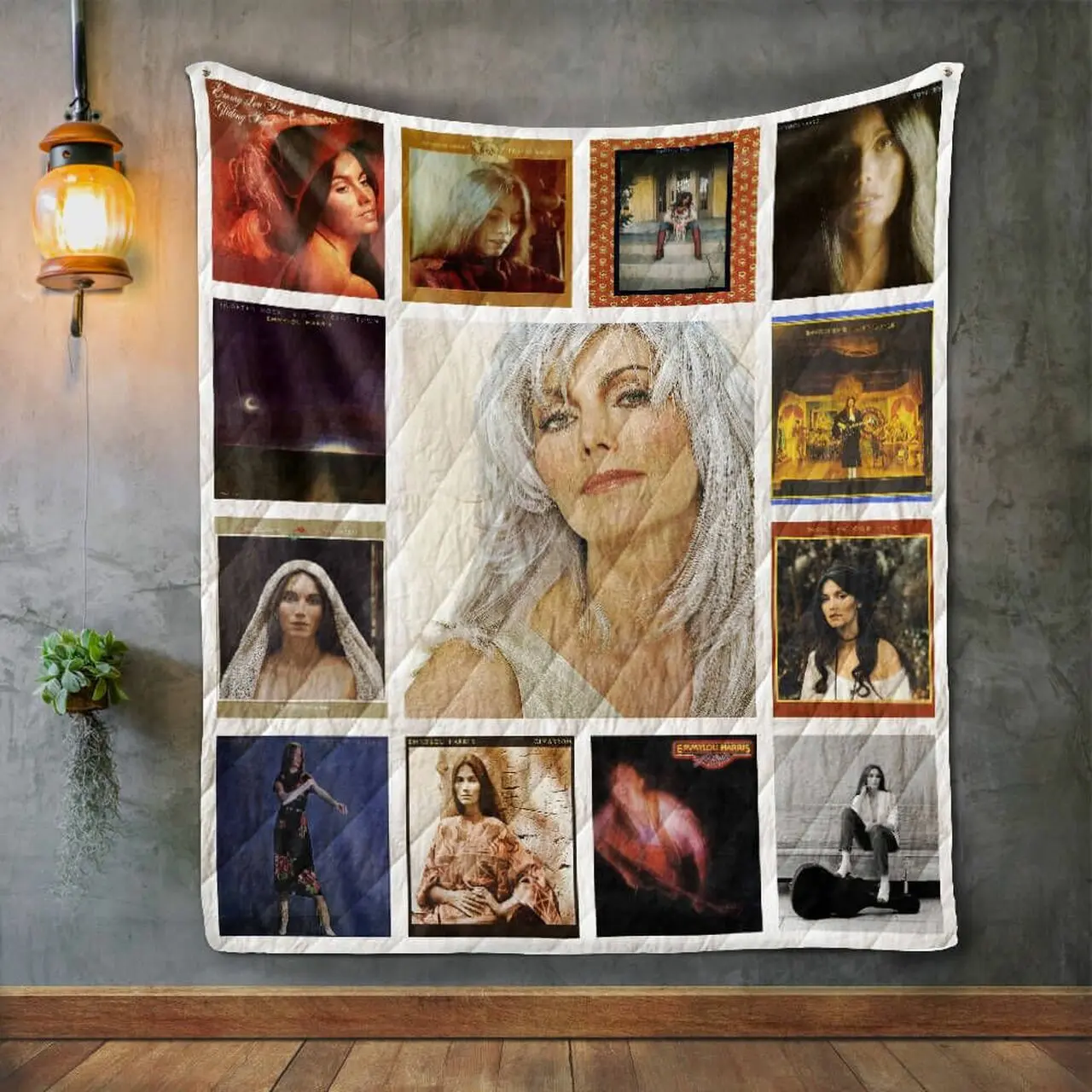 Emmylou Harris Album Covers Quilt Blanket and Home Decor