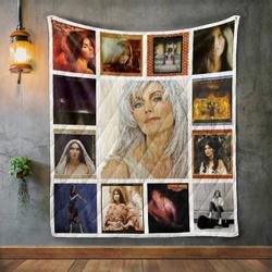 Emmylou Harris Album Covers Quilt Blanket and Home Decor