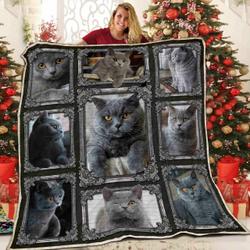 England Short Hair Cat Quilt Blanket Abc06011020 and Home Decor