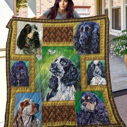 English Cocker Spaniel Quilt Kqd and Home Decor