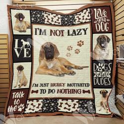English Mastiff Dog Blanket Lnt1012025 Quilt Blanket and Home Decor