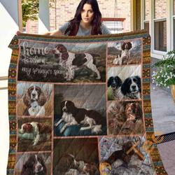 English Springer Spaniel 10 Blanket TH10072019 Quilt and Home Decor