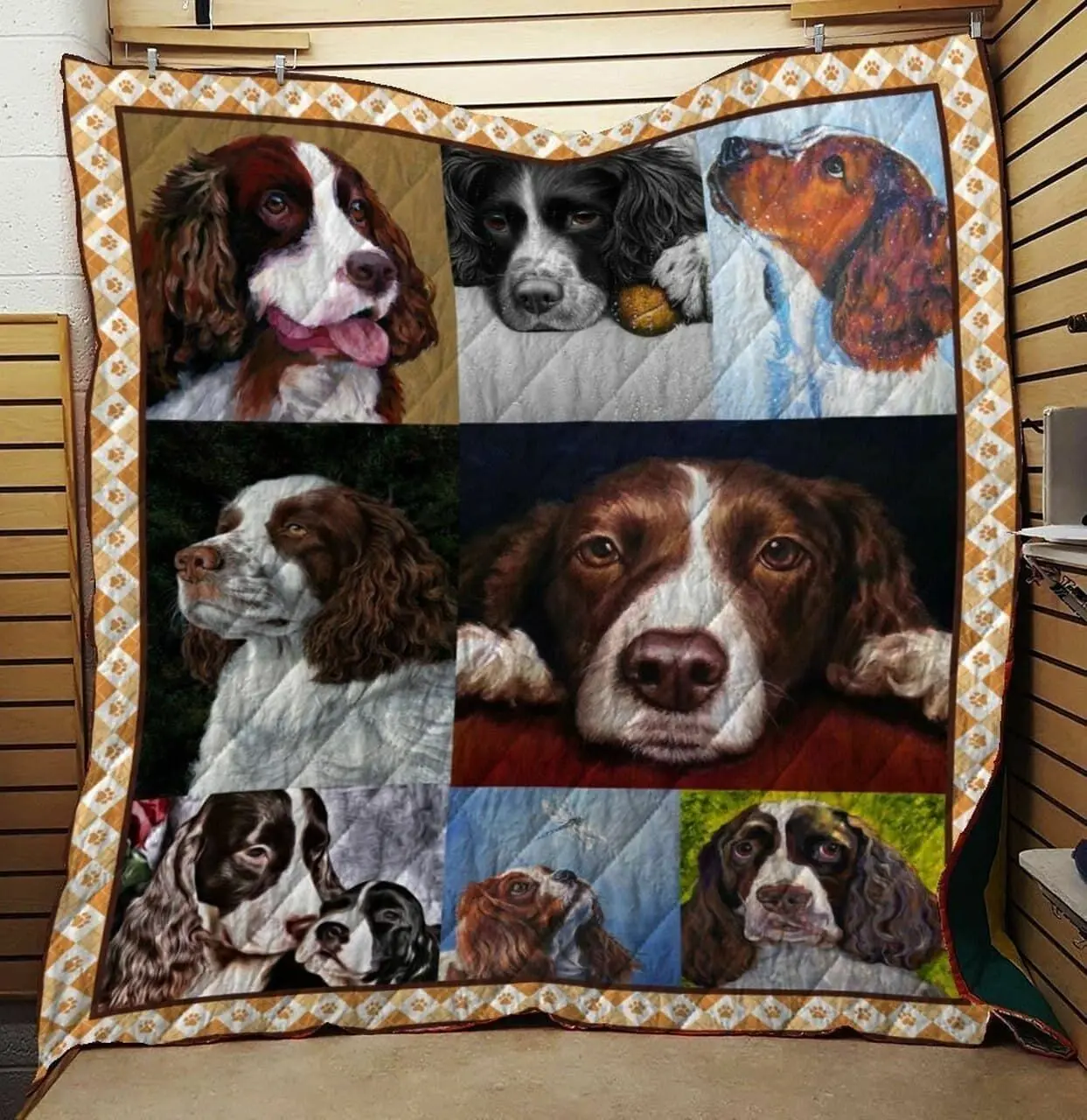 English Springer Spaniel My Best Friend Quilt Blanket Dhc04012065Dd and Home Decor