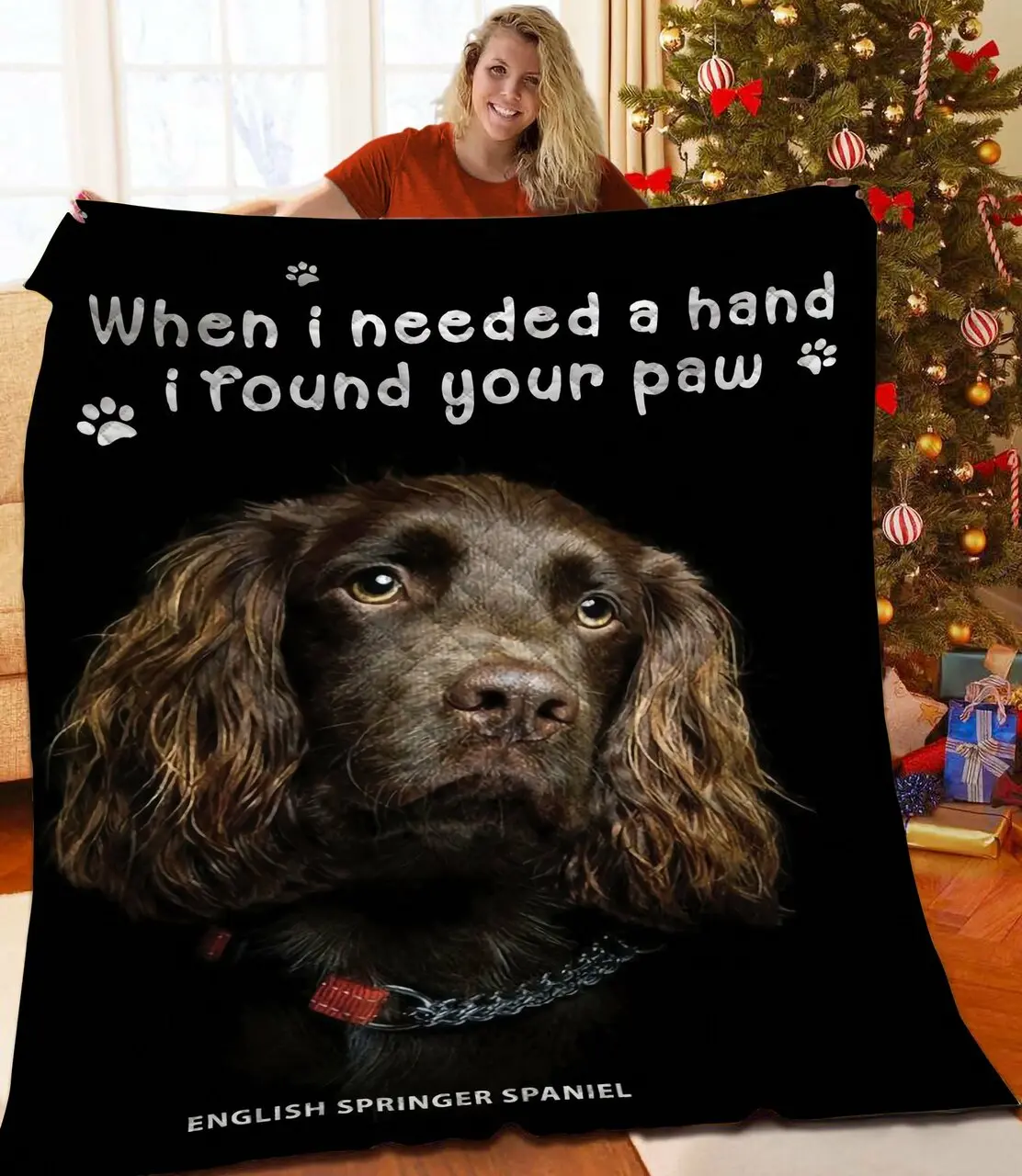 English Springer Spaniel Quilt Koz and Home Decor