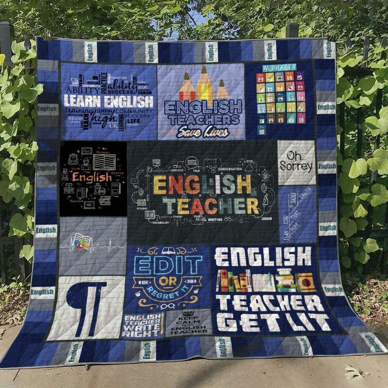 English Teacher Tn070615 Quilt Blanket and Home Decor