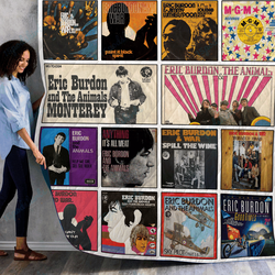 Eric Burdon Singles Quilt Blanket Ver 14 and Home Decor