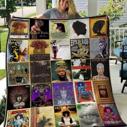 Erykah Badu Blanket Th1607 Quilt and Home Decor
