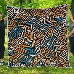 Ethnic Aztec Geometric Cl17100267Mdq Quilt Blanket and Home Decor