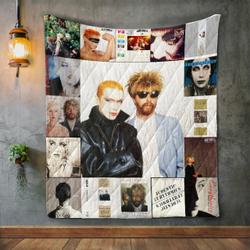 Eurythmics Style Two Album Covers Quilt Blanket and Home Decor