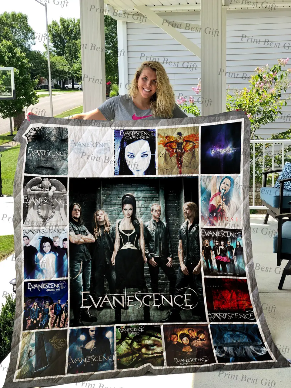 Evanescence Albums Cover Poster Quilt and Home Decor