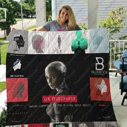 Ex Machina Quilt Blanket and Home Decor