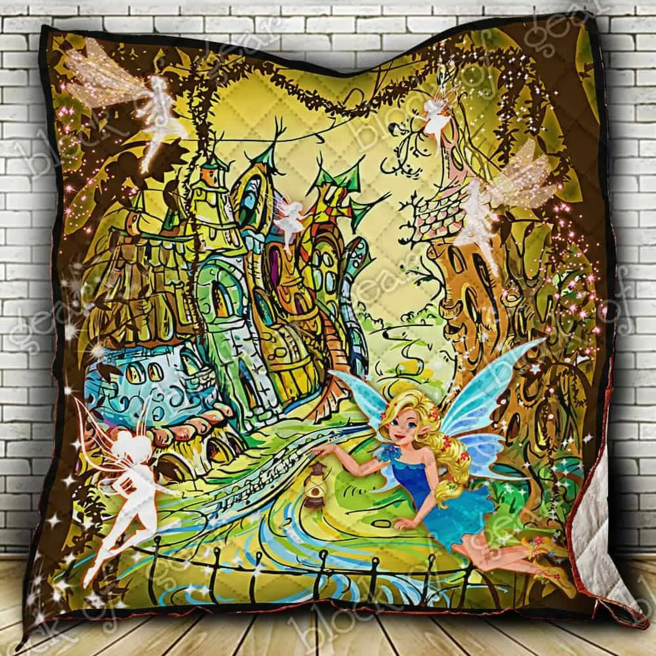 Fairies In The Magic World Cl18100244Mdq Quilt Blanket and Home Decor