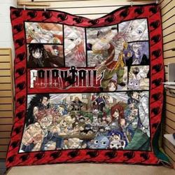 Fairy Tail Anime Blanket Th0907 Quilt and Home Decor
