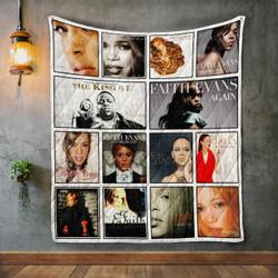 Faith Evans Album Covers Quilt Blanket and Home Decor