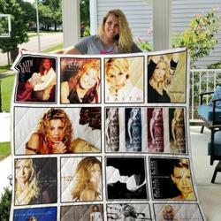 Faith Hill 3D Personalized Customized Quilt Blanket 5 and Home Decor