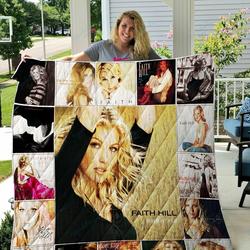 Faith Hill Quilt Blanket 0933 and Home Decor