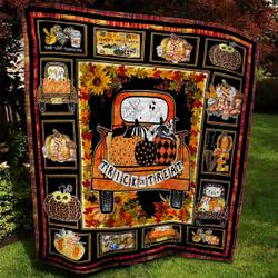 Fall Halloween Quilt Blanket BBB030853MH and Home Decor