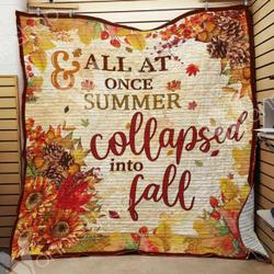 Fall Quilt Blanket Dhc01021295Td and Home Decor