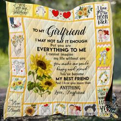 Family Girlfriend Every Thing To Me Quilt Cc and Home Decor