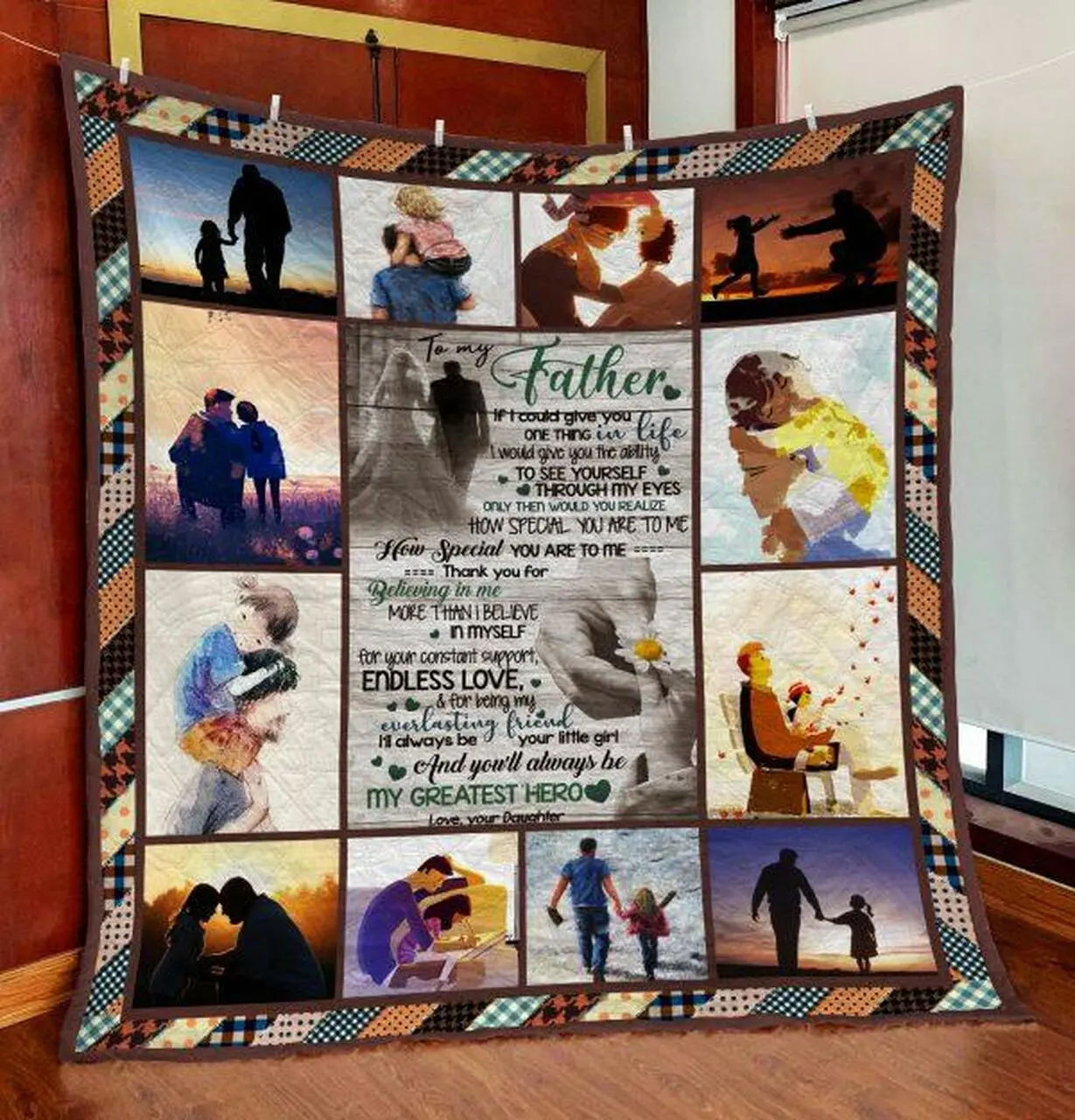 Family Quilt Blanket Ver 15 Quilt and Home Decor
