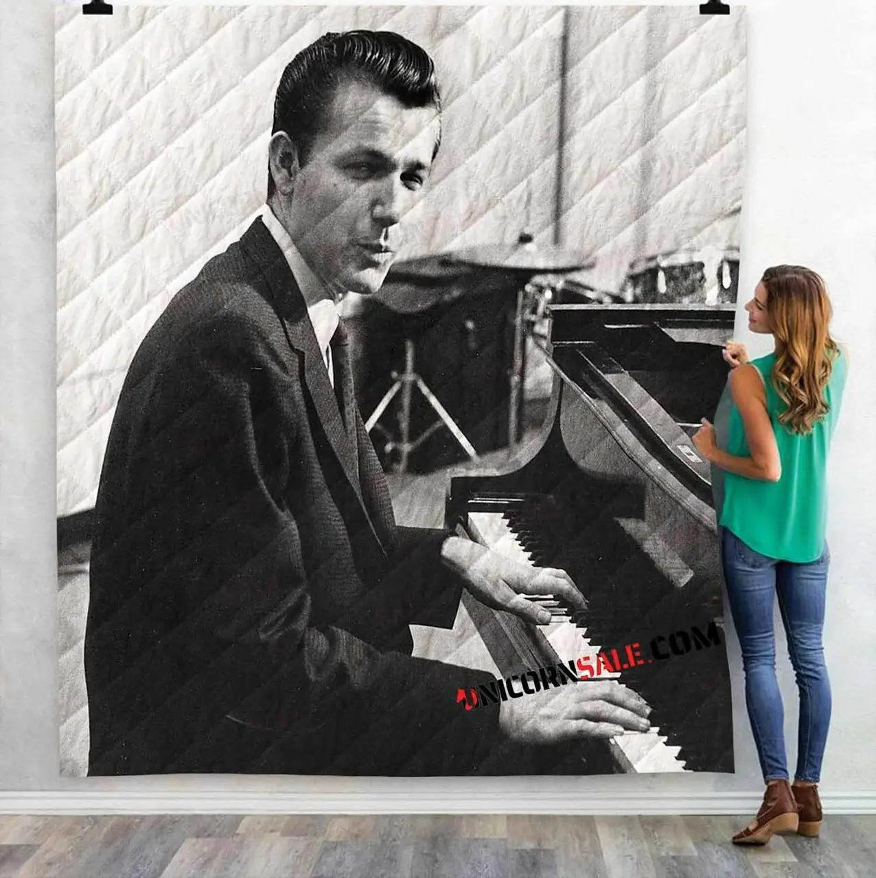 Famous Person Floyd Cramer V 3D Customized Personalized Quilt Blanket and Home Decor