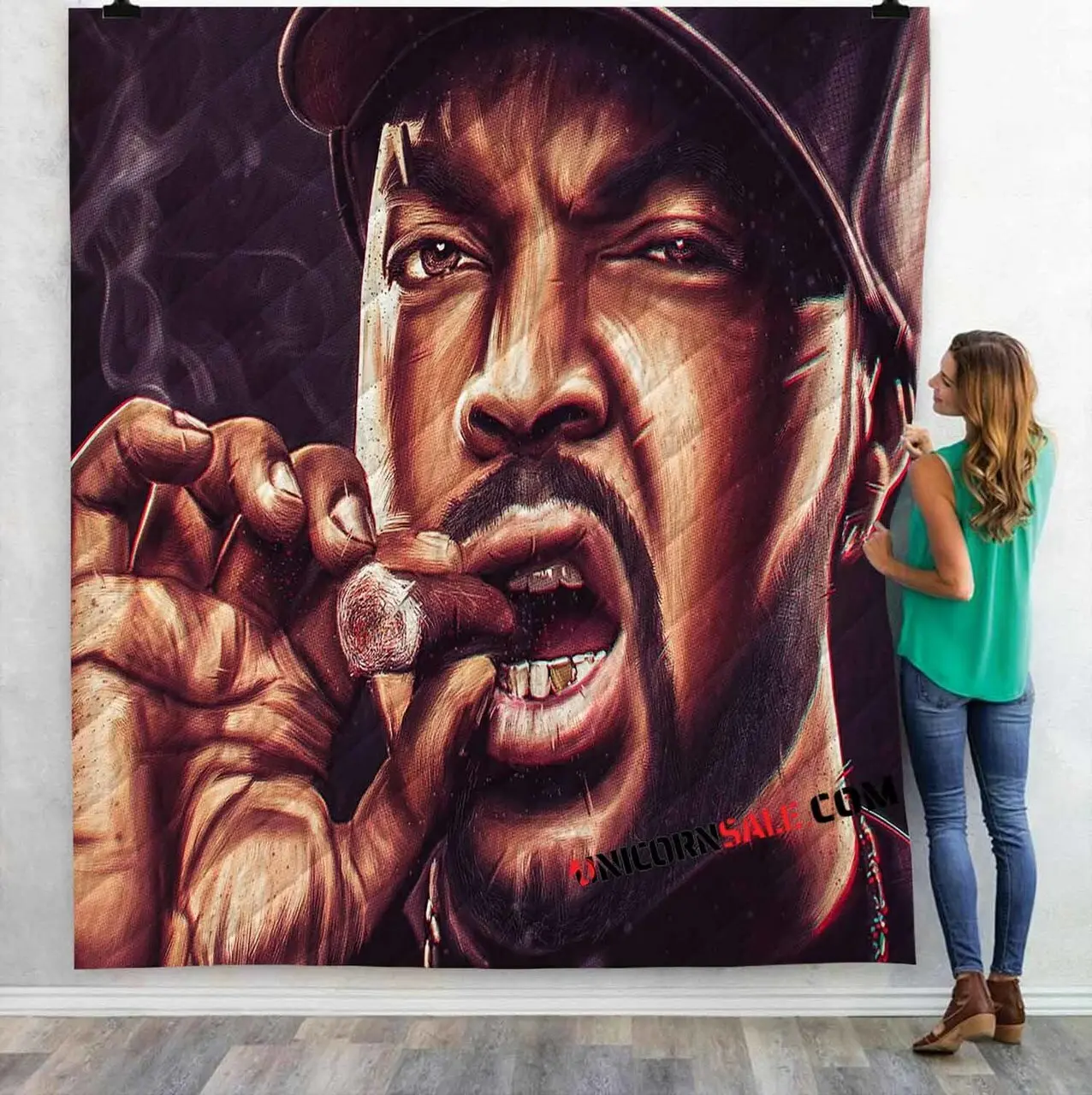 Famous Rapper Ice Cube V 3D Customized Personalized Quilt Blanket and Home Decor