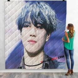 Famous Rapper Yugyeom V 3D Customized Personalized Quilt Blanket and Home Decor