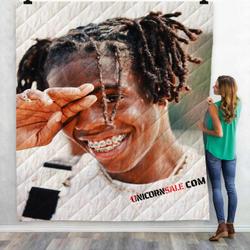 Famous Rapper Yung Bans D 3D Customized Personalized Quilt Blanket and Home Decor