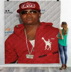 Famous Rapper Yung Joc D 3D Customized Personalized Quilt Blanket and Home Decor