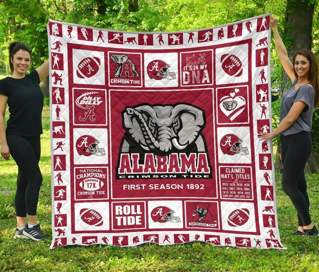 Fan Alabama Crimson Tide Amazing Gift Idea Quilt and Home Decor