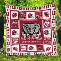 Fan Alabama Crimson Tide Amazing Gift Idea Quilt and Home Decor